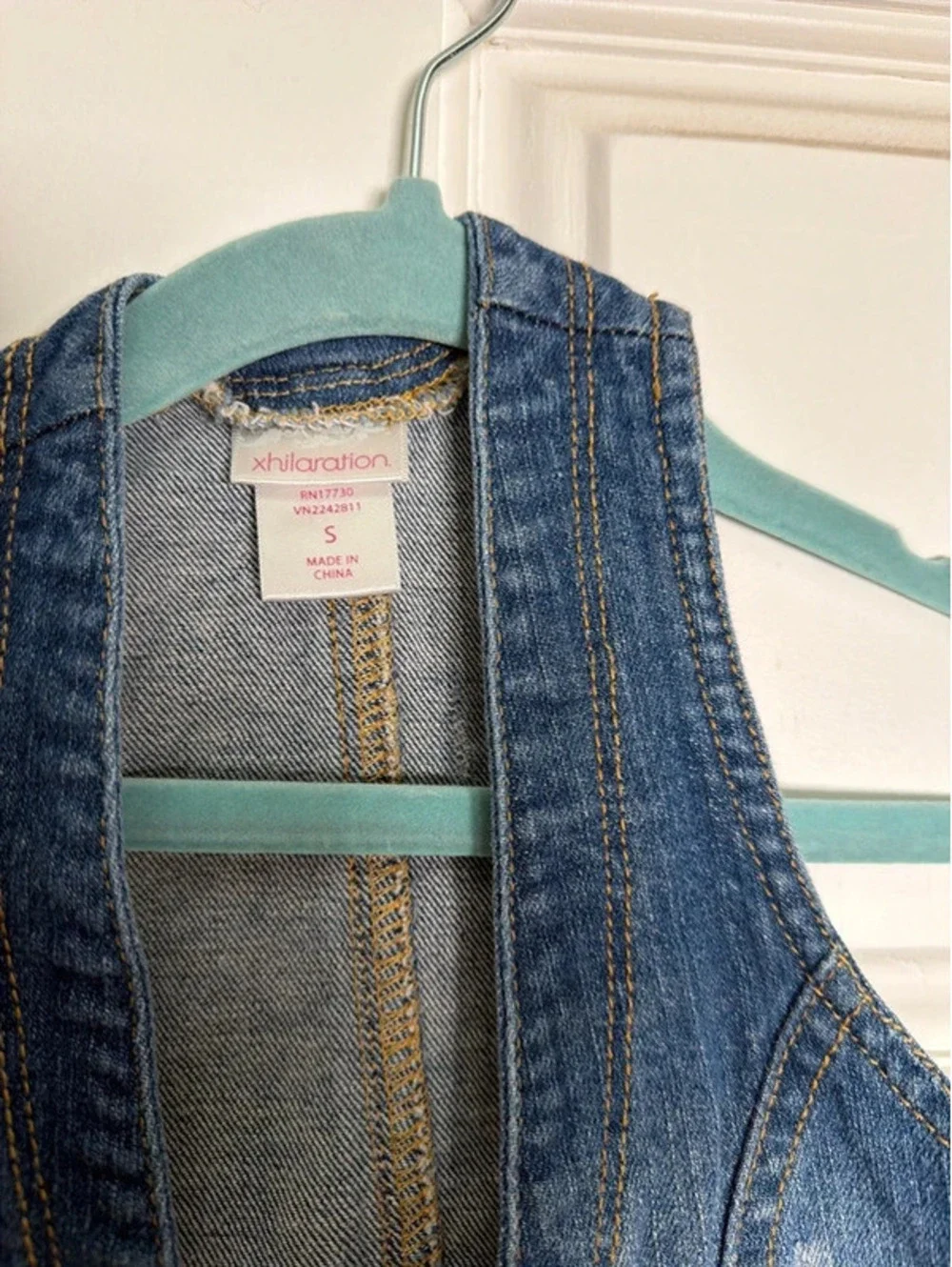 Girls Boho Denim Vest 6